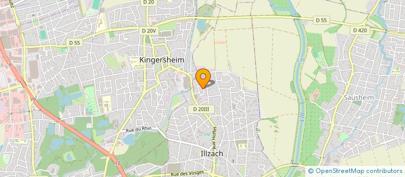 localisation de l'entreprise ACPROSER FILS  ILLZACH