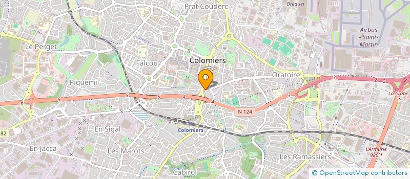 localisation de l'entreprise ACPS ASSURANCES à COLOMIERS