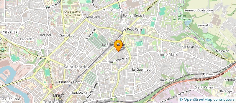 localisation de l'entreprise ACPY  BREST