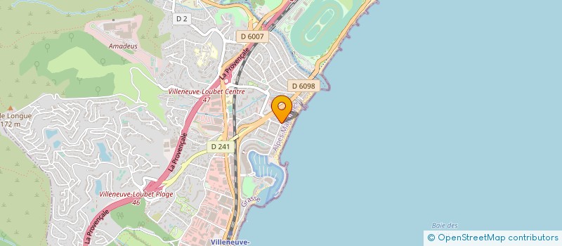 localisation de l'entreprise ACQ à VILLENEUVE-LOUBET