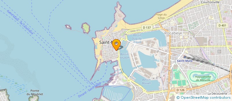 localisation de l'entreprise ACQA E FARINA à SAINT-MALO