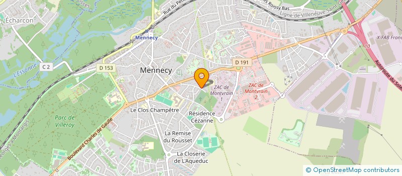 localisation de l'entreprise ACQCIS à MENNECY