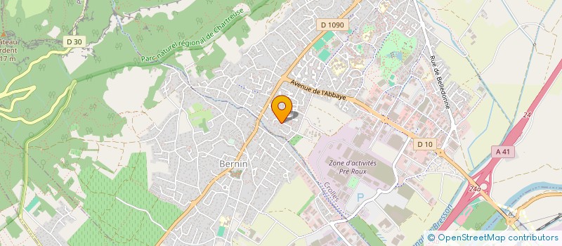 localisation de l'entreprise ACQH à CROLLES