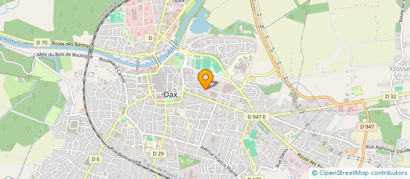 localisation de l'entreprise ACQS EN SCENE à DAX