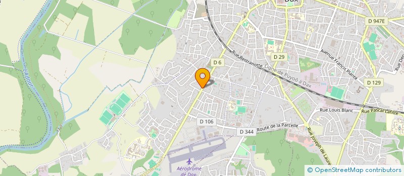 localisation de l'entreprise ACQS KINES  DAX