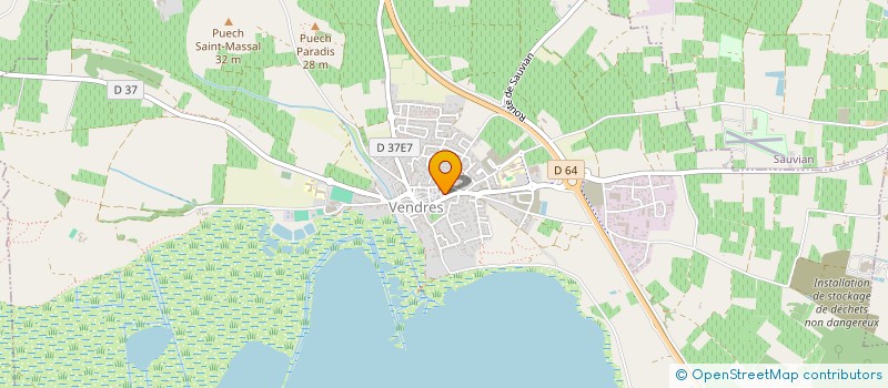 localisation de l'entreprise ACQUA  VENDRES