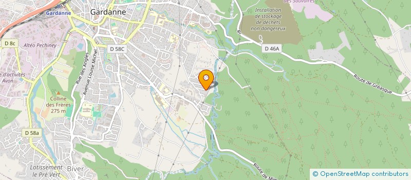 localisation de l'entreprise ACQUA à GARDANNE