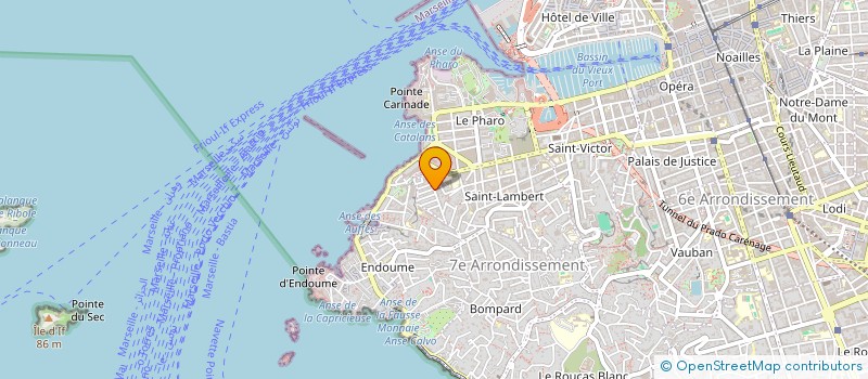 localisation de l'entreprise ACQUA ALTA à MARSEILLE