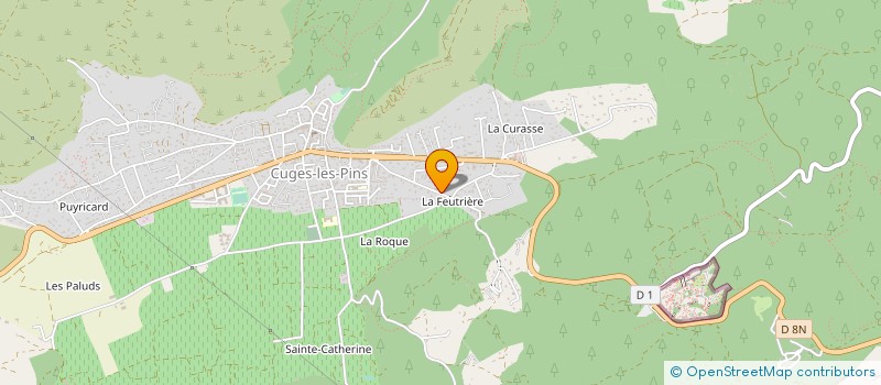 localisation de l'entreprise ACQUA CONTROL SERVICES à CUGES-LES-PINS