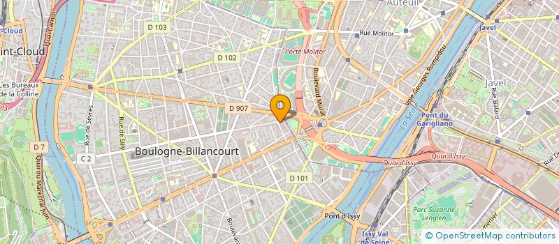 localisation de l'entreprise ACQUA E SOLE à BOULOGNE-BILLANCOURT