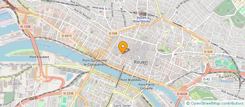 localisation de l'entreprise ACQUA ET FARINE à ROUEN