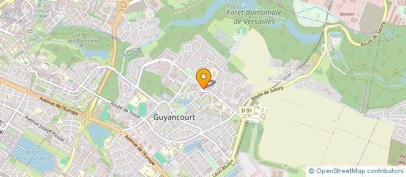 localisation de l'entreprise ACQUA PRO PRESSING  GUYANCOURT