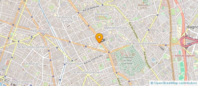 localisation de l'entreprise ACQUA VERA à PARIS