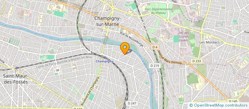 localisation de l'entreprise ACQUABOX à SAINT-MAUR-DES-FOSSES