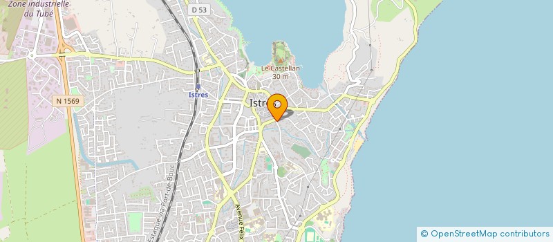 localisation de l'entreprise ACQUAFINA  ISTRES