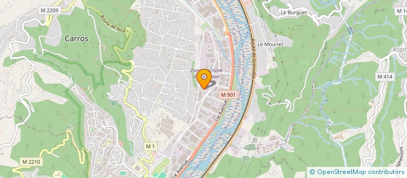 localisation de l'entreprise ACQUAJET à CARROS