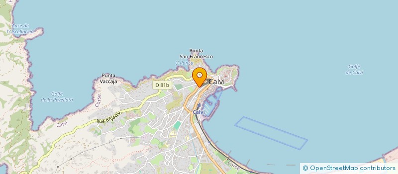 localisation de l'entreprise ACQUALONNA à CALVI