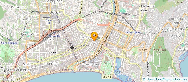 localisation de l'entreprise ACQUALYSA à NICE