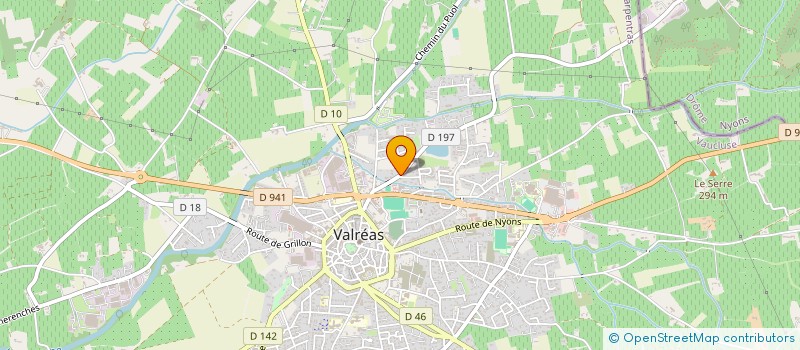 localisation de l'entreprise ACQUAMAR à VALREAS