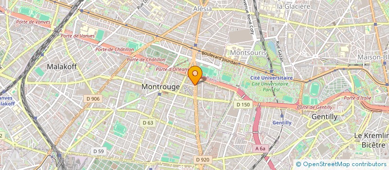 localisation de l'entreprise ACQUAPRESS à MONTROUGE