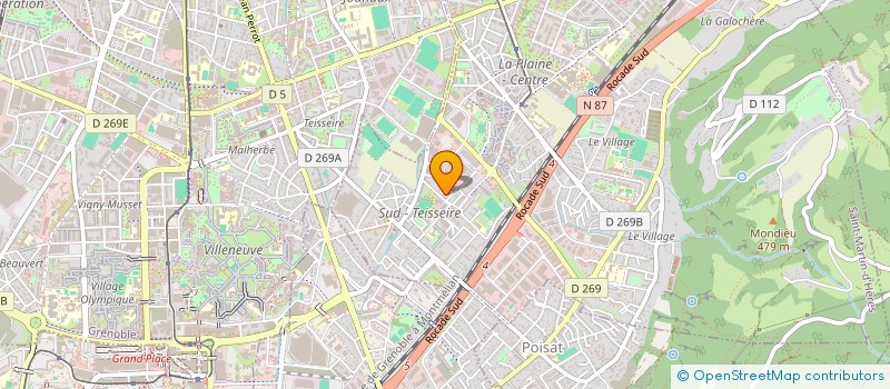 localisation de l'entreprise ACQUARATUM  SAINT-MARTIN-D'HERES