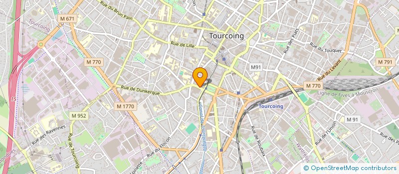 localisation de l'entreprise ACQUART IMMOBILIER  TOURCOING