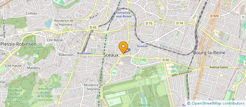 localisation de l'entreprise ACQUATECH à SCEAUX