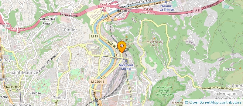localisation de l'entreprise ACQUATERM RENOVATION à GRASSE