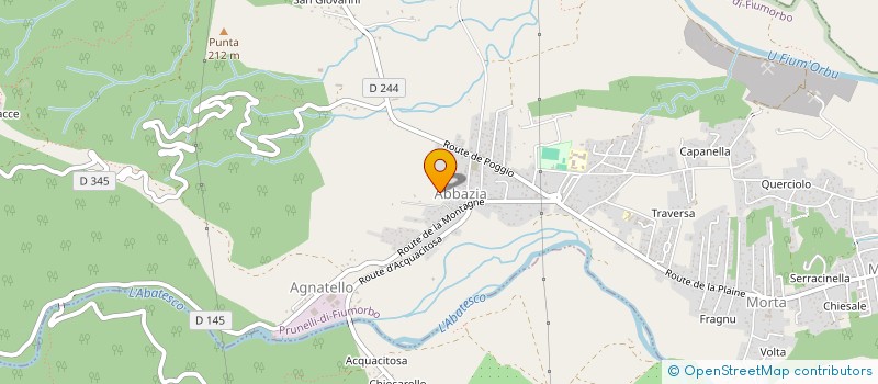 localisation de l'entreprise ACQUATHERM à PRUNELLI-DI-FIUMORBO