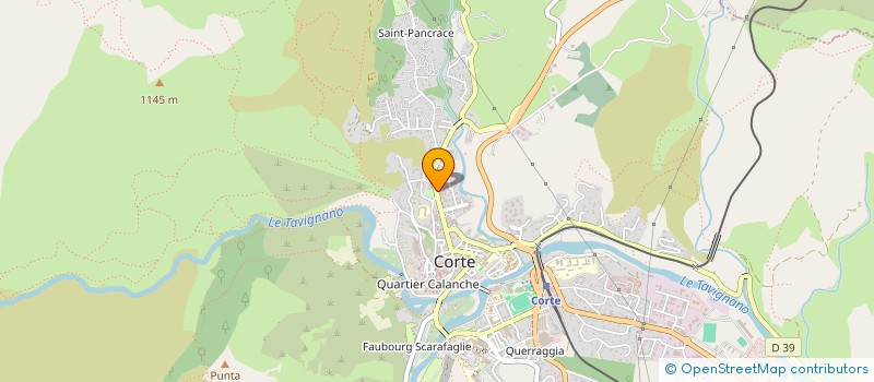 localisation de l'entreprise ACQUAVIVA BTP à CORTE