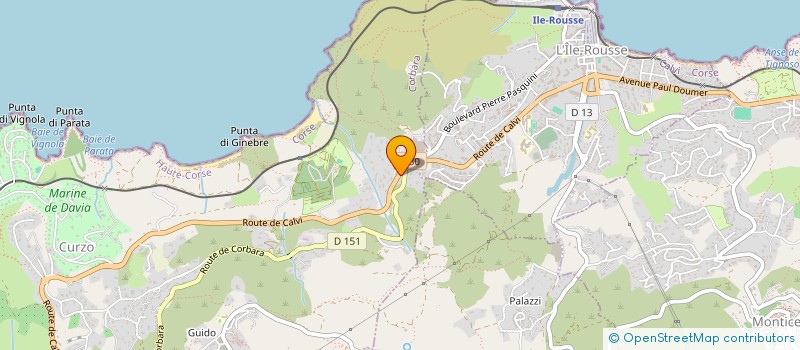 localisation de l'entreprise ACQUAVIVA PARTICIPATIONS à CORBARA