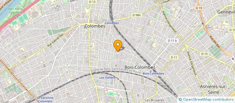localisation de l'entreprise ACQUAVIVA PARTNERS à COLOMBES