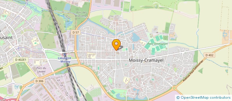 localisation de l'entreprise ACQUELIA  MOISSY-CRAMAYEL