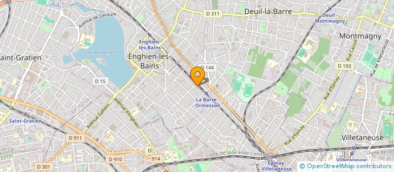 localisation de l'entreprise ACQUERIR à ENGHIEN-LES-BAINS