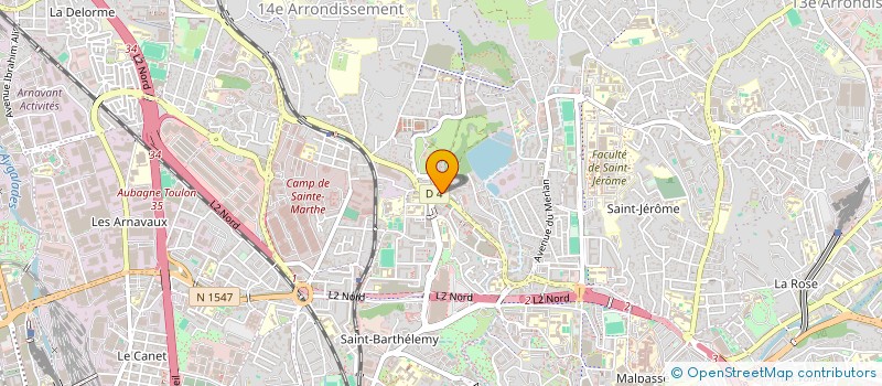 localisation de l'entreprise ACQUERIR SANS FRONTIERE (ASF) à MARSEILLE