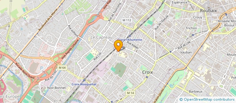 localisation de l'entreprise ACQUETTE à CROIX