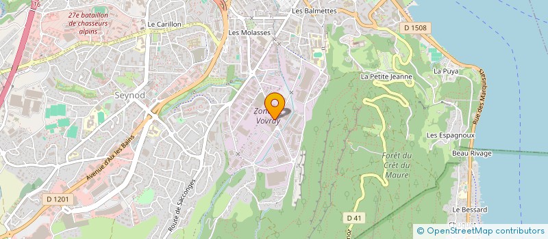 localisation de l'entreprise ACQUI à ANNECY