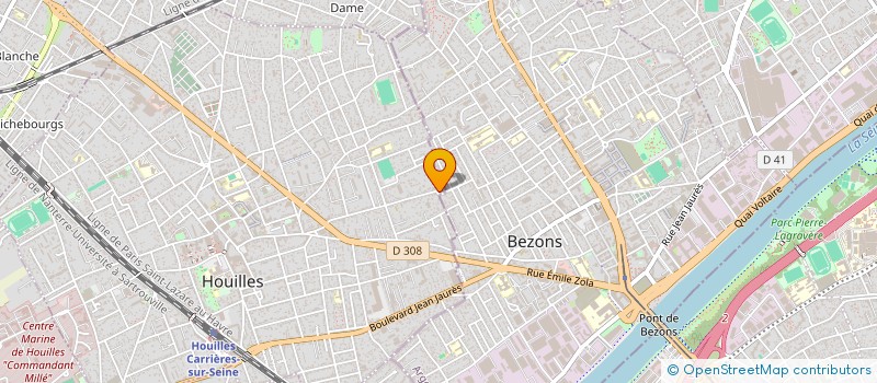 localisation de l'entreprise ACQUINEO à HOUILLES