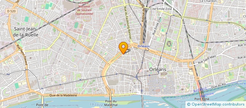 localisation de l'entreprise ACQUIS CENTRE à ORLEANS