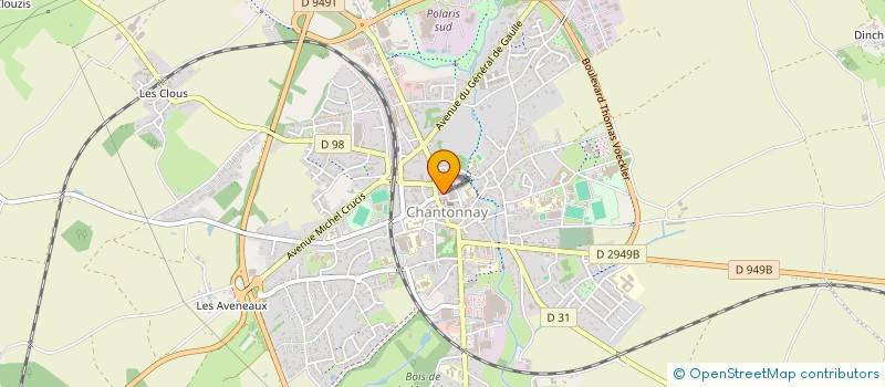 localisation de l'entreprise ACQUISITION ET TRAITMEENT DE DONNES GEOREFERENCEES à CHANTONNAY