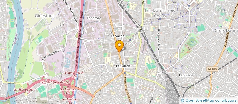 localisation de l'entreprise ACQUISITIONS CESSIONS CONSEILS ENTREPRISES ET COMMERCES  TOULOUSE