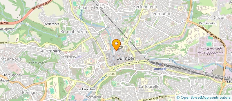 localisation de l'entreprise ACQUISSIMMO  QUIMPER