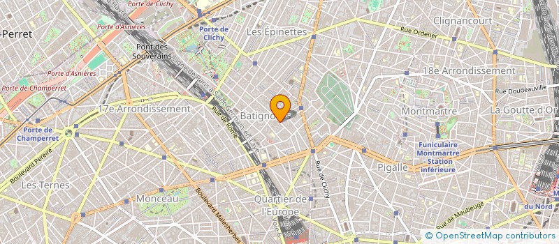 localisation de l'entreprise ACR  PARIS