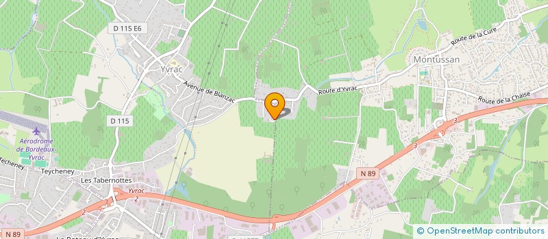 localisation de l'entreprise ACR  YVRAC