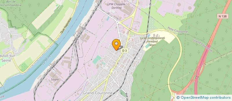 localisation de l'entreprise ACR à GRAND-COURONNE