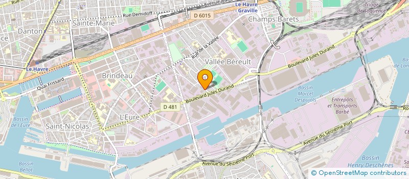 localisation de l'entreprise ACR 76  LE HAVRE