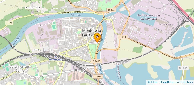 localisation de l'entreprise ACR à MONTEREAU-FAULT-YONNE