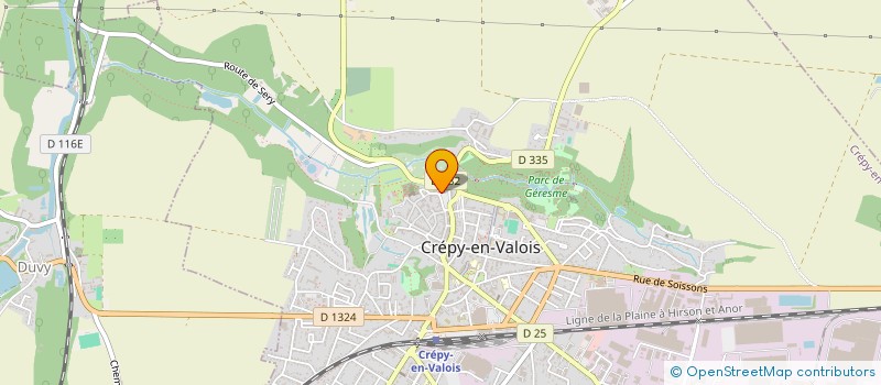 localisation de l'entreprise ACR à SENLIS