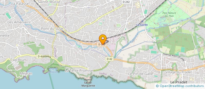 localisation de l'entreprise ACR à LA GARDE