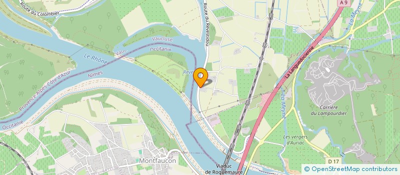 localisation de l'entreprise ACR  CADEROUSSE